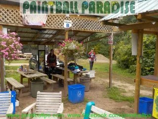 Paintball Paradise Prince Albert SK Canada Sept. 2018 Staging Area 